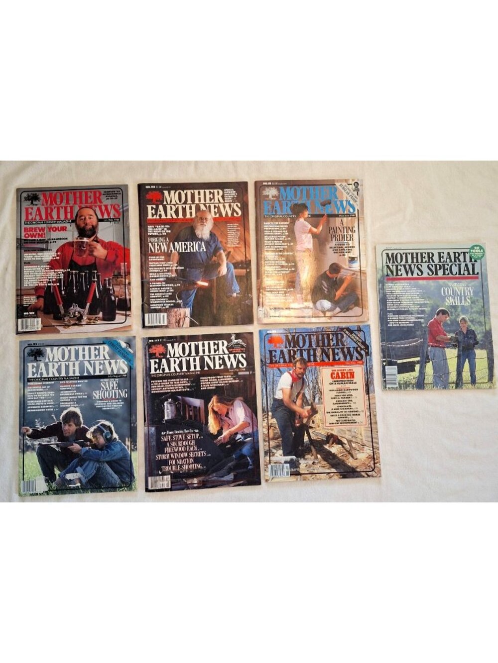 1988 Mother Earth News Magazine Lot 7 Vintage Homesteading Self Sustainability